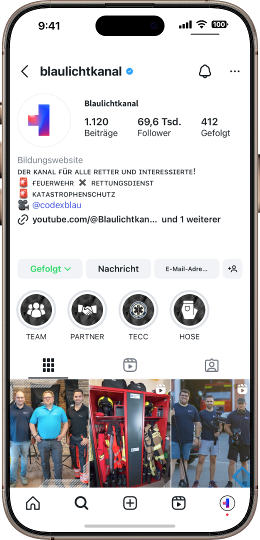 YouTube – Blaulichtkanal